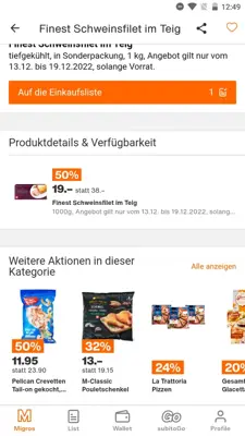 Migros android App screenshot 3